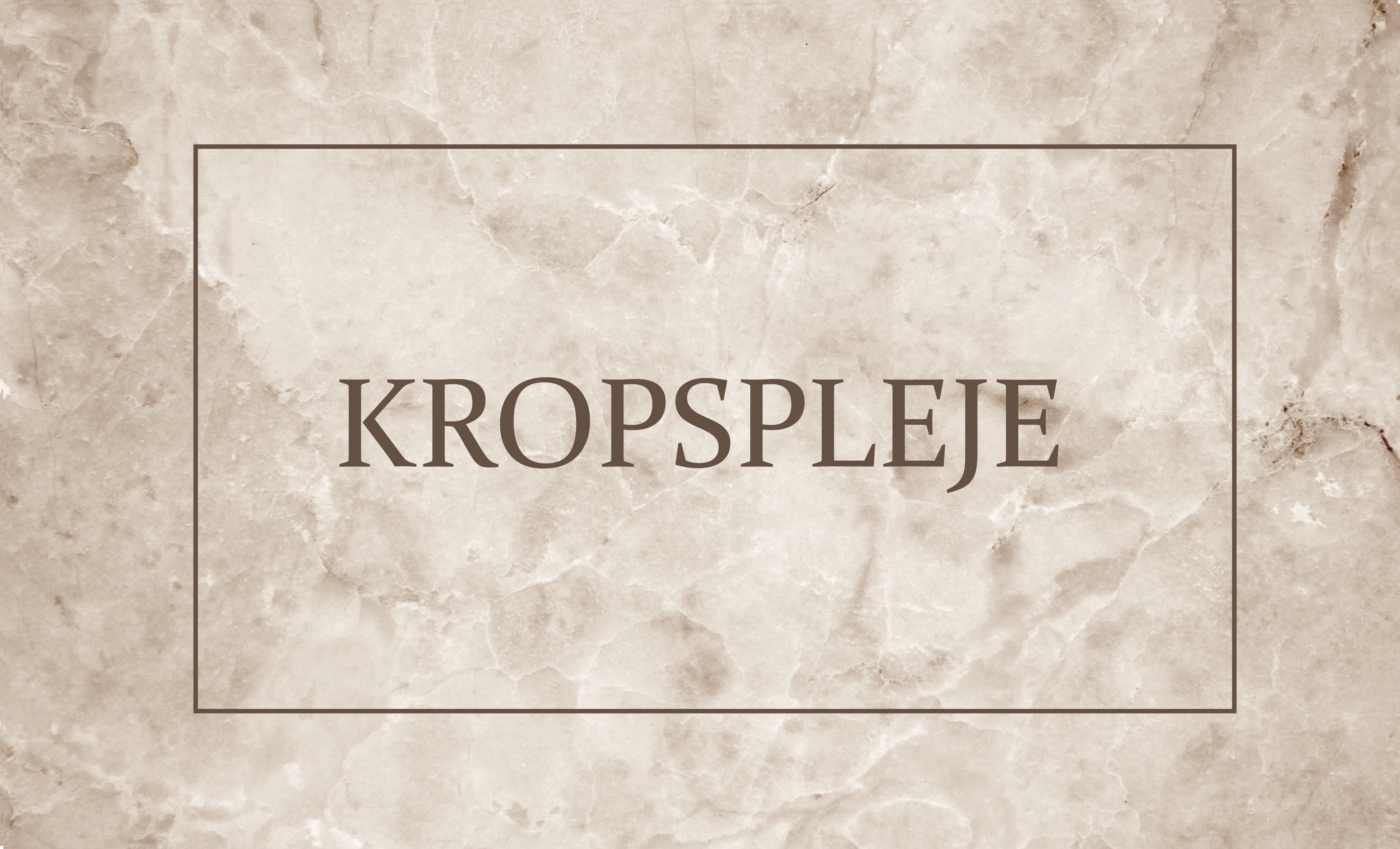 Kropspleje