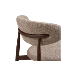 House Nordic Levanto Spisebordsstol, sand, tr�look ben, valn�d HN1302