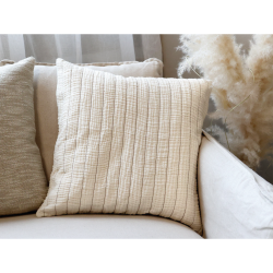 Chic Antique, Aix Pudebetrk, 45 x 45 cm., Striber i creme