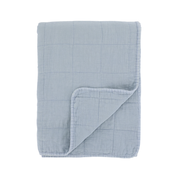 Chic Antique, Quilt t�ppe ,L180/B130 cm Sky Blue