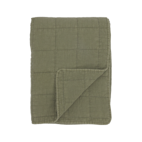 Chic Antique Aix Vintage Quilt L180/B130 cm Oliven