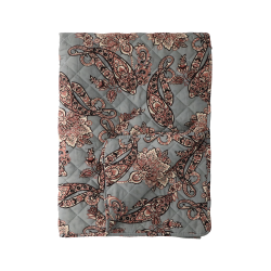 Chic Antique, AIX Quilt Tppe, L180 cm., Blomstermnster i Opal/Taupe 