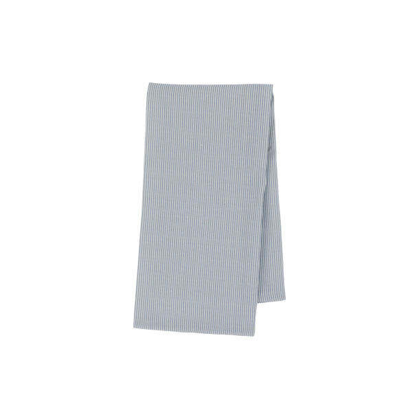 Chic Antique Aix Viskestykke m. m�lkedrengestriber L70/B50 cm Sky Blue og hvid