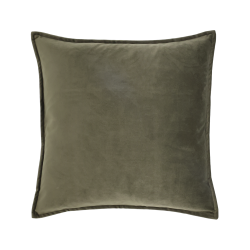 Chic Antique Aix Pudebetr�k i velour L50/B50 cm Oliven