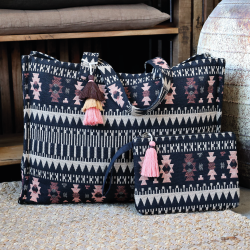 Chic Antique Sens Clutch jacquardv�vet H19/L26 cm Kul