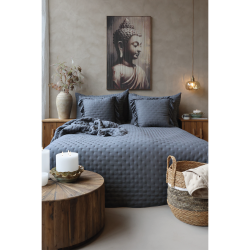 Chic Antique Aix Soft Quilt L180/B130 cm Midnight