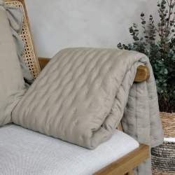 Chic Antique Aix Soft Quilt L180/B130 cm Latte