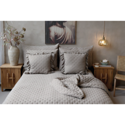 Chic Antique Aix Soft Quilt L180/B130 cm Latte