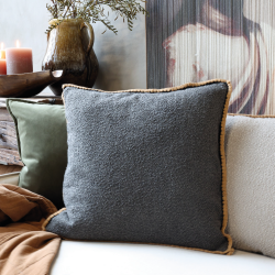Chic Antique Aix Pudebetr�k m. h�klet kant L50/B50 cm Thunder grey