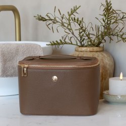Chic Antique Toilettaske H17/L22/B14 cm coffee