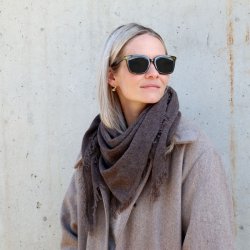 Chic Antique T�rkl�de i cashmere m. frynser L100/B70 cm Coffee