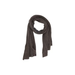 Chic Antique T�rkl�de i cashmere i kabelstrik L160/B50 cm Coffee