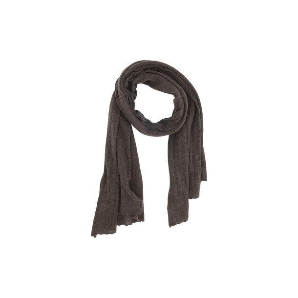 Chic Antique T�rkl�de i cashmere i kabelstrik L160/B50 cm Coffee