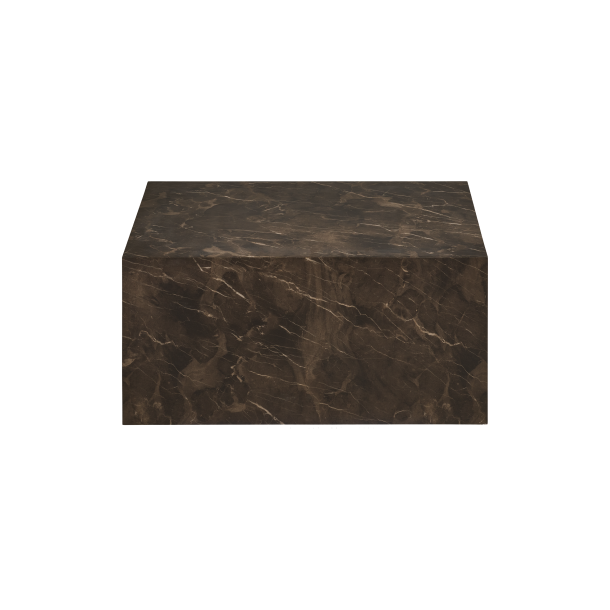 House Nordic, Prague Sofabord, Marmor look, Brun