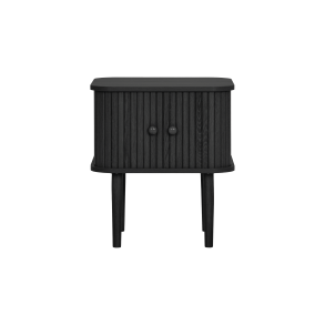 House Nordic Nikko Hj�rnebord 2 l�ger, 45x40x50,5 cm. Sort