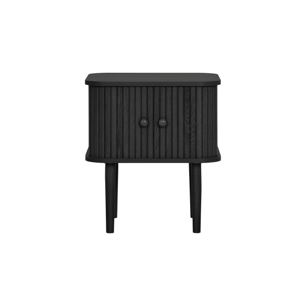 House Nordic Nikko Hj�rnebord 2 l�ger, 45x40x50,5 cm. Sort