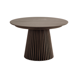 House Nordic Osaka Spisebord, egefiner, Smoked, inkl. tre till�gsplader �120x120-160-200-240x75 cm