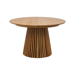 House Nordic Osaka Spisebord, egefiner, Natur, inkl. to till�gsplader �120x120-160-200x75 cm