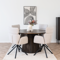 House Nordic Osaka Spisebord, egefiner, Smoked �140x75 cm