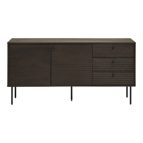 House Nordic, Kyoto Sknk m. 3 skuffer og 2 lger, B150 cm., Smoked