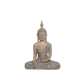 Chic Antique, Buddha Siddende, Latte, H41 cm. 