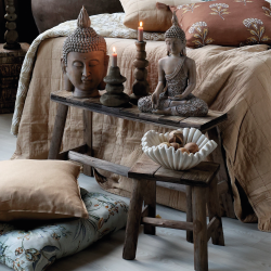 Chic Antique, Buddha Siddende, Latte, H41 cm. 