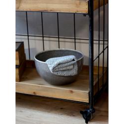 Chic Antique,Reol p hjul m. 4 tr skuffer, Natur