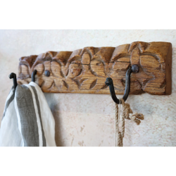 Chic Antique, Knagerkke m. 2 knager, L43 cm.