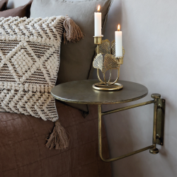 Chic Antique, Bord til Vg, Antique Messing, 30 cm.  