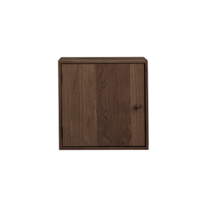 House Nordic Townsville V�ghylde med l�ge  egetr�, 30x18x30 cm. M�rkebrun