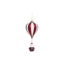 Chic Antique, Luftballon m. julemand til ophng, H13 cm., Antique Cherry