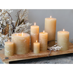 Chic Antique, Macon Bloklys, H10 cm. x 7 cm., Honning