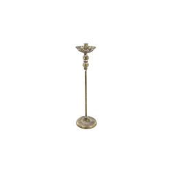 Chic Antique Vire Lysestage H45/�12 cm Antique messing
