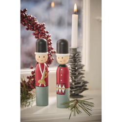 Ib Laursen, Garder m. tromme, H15 cm. 