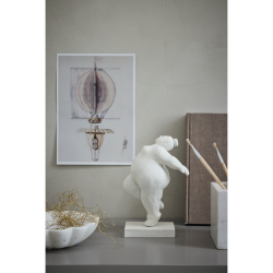 Lene Bjerre, Serafina Kvinde Figur H23 cm. Hvid