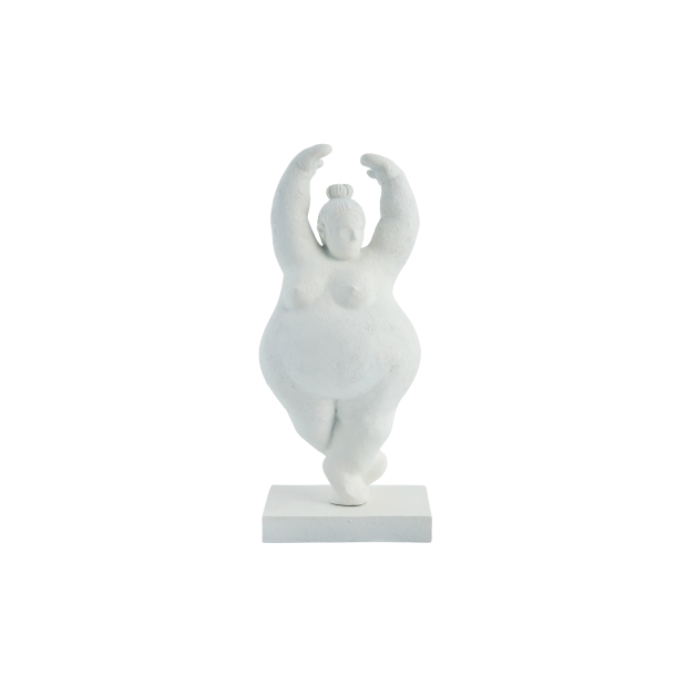 Lene Bjerre, Serafina Kvinde Figur H28 cm. Hvid