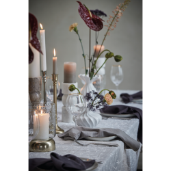 Lene Bjerre Sandia lysestage H31,5 cm. slv