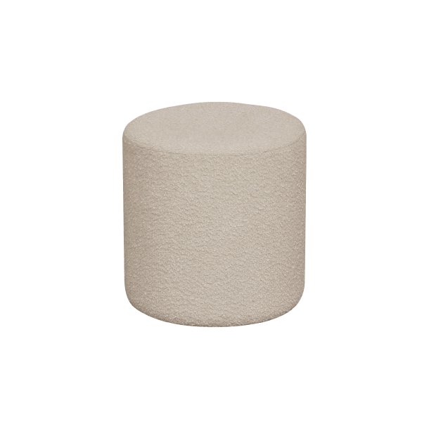 House Nordic Ejby Puf i boucl, H36 cm. Beige