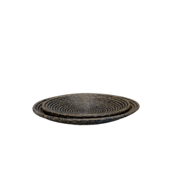 Chic Antique Fade i flettet sgrs, st af 2, Antique Sort