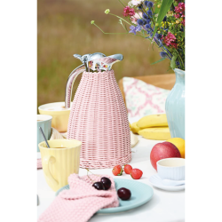 Ib Laursen Termokande, Polyrattan flet, 1,5 l, Lyserd