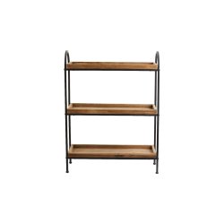 Nordal PATNA Reol m. 3 hylder, H63 cm. Sort/Tr