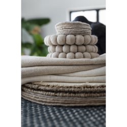 FONDACO RULLE Bordskner, 19 cm, Beige