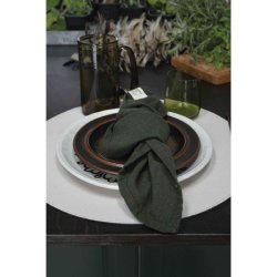 FONDACO VIDE Stofserviet, 45 cm x 45 cm. Grn