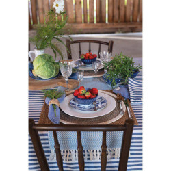 FONDACO VIDE Stofserviet, 45 cm x 45 cm. Denimbl