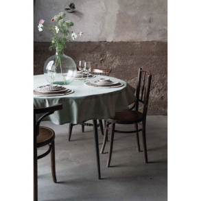 FONDACO VIDE Dug rund, 160 cm. blegrn