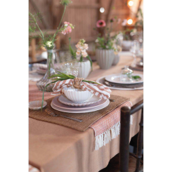 FONDACO VIDE Dug, 140 cm x 300 cm. Peach