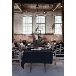 FONDACO VIDE Dug, 140 cm x 300 cm. Sort