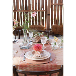 FONDACO MOANA Dkkeserviet, 38 cm, Lyserd