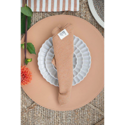 FONDACO MOANA Dkkeserviet, 38 cm, Peach