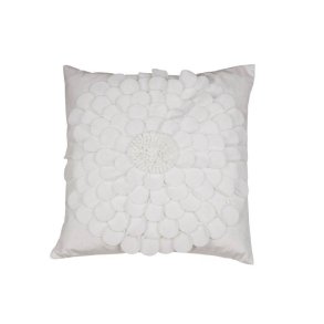 FONDACO CILLA Pudebetrk, 47 cm x 47 cm, Offwhite